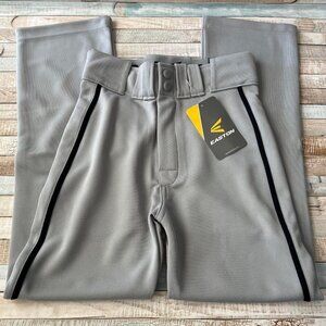 New Kids Easton Rival 2 Piped Grey and Black Baseball Pants Size Youth Small